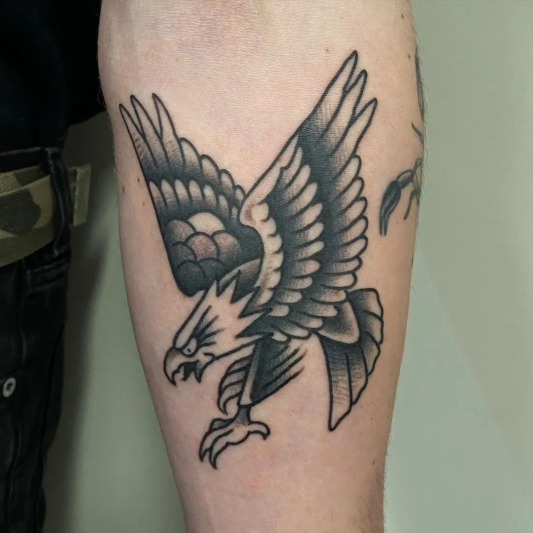 Incredible Tattoo Galleries 8 ∵ L O T ∴ 2021.03.19 Eagle • • • traditionaltattoo trad tattooflash oldworkers traditionaltatto