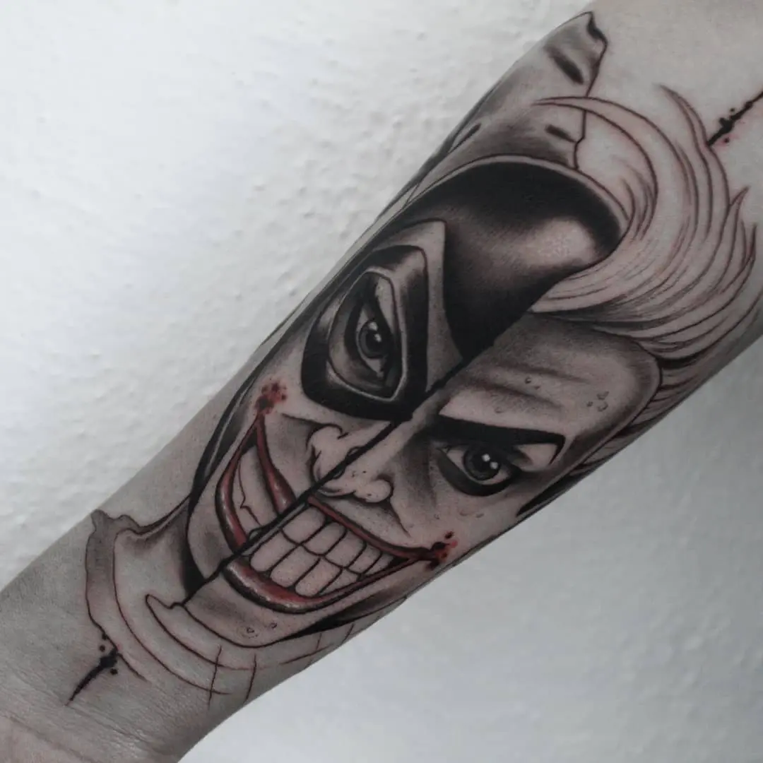 Galerías de Tatuajes Increíbles 9 ⚡Joaquin Sierra Velasco⚡ 2021.03.24 1 of 2 CRAZY LOVE 🤡 • • • • • • • • • jokerfans jokertattoo jokertattoos crazylov