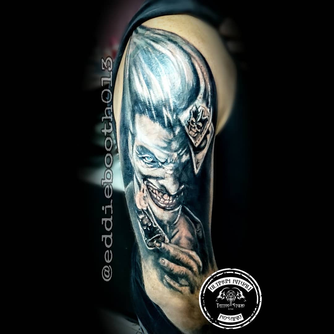 Joker (Duality) joker jolly original tribal tattoo design