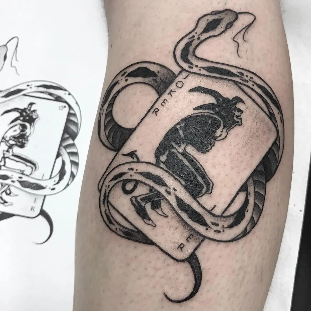Galerías de Tatuajes Increíbles 18 Estudio en ILLESCAS📍 2021.03.23 🐍▪️J O K E R ▪️🐍 By @zilotattoo . . . sanchezestudioillescas