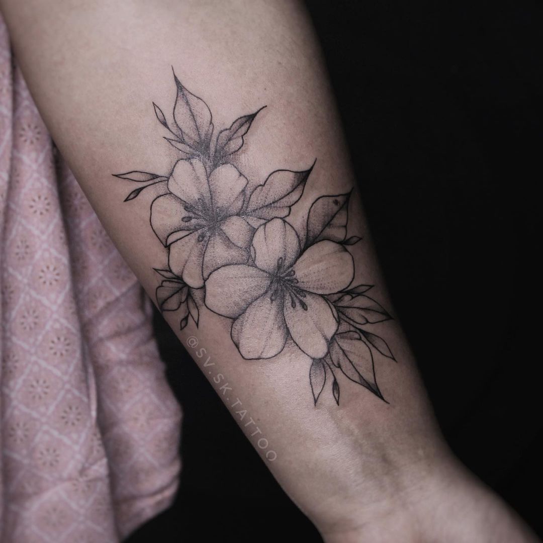 49 Apple Blossom Tattoos Los Mejores Tatuajes