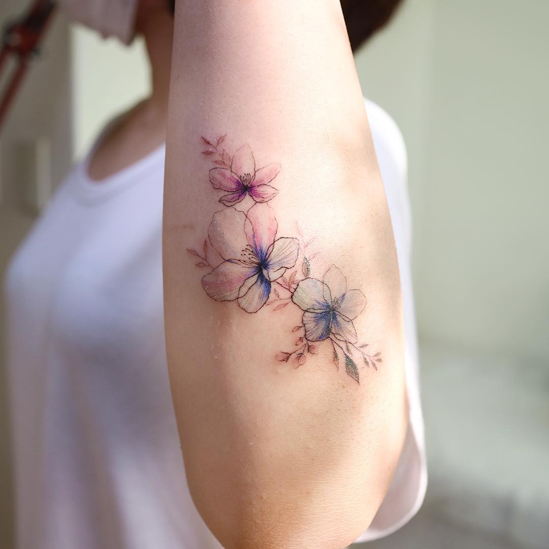 49 Apple Blossom Tattoos Los Mejores Tatuajes