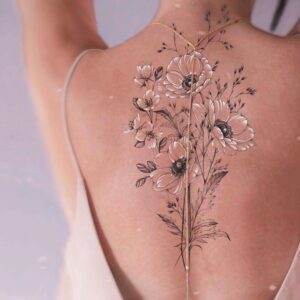 tatuajes de flor de manzano