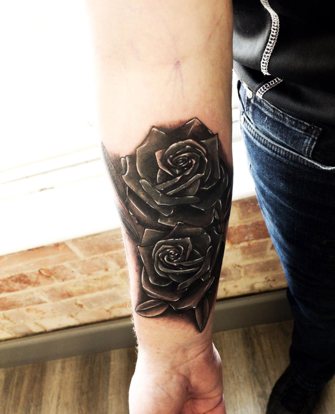 ≫ 76 Tatuajes de Rosas Negras | Los Mejores Tatuajes