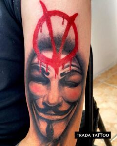 95 Tatuajes V de Vendetta 9 tattoo v de vendetta