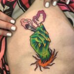 tatuaje de marihuana