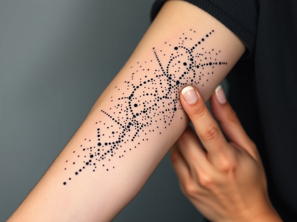 Tatuaje puntillismo Granada