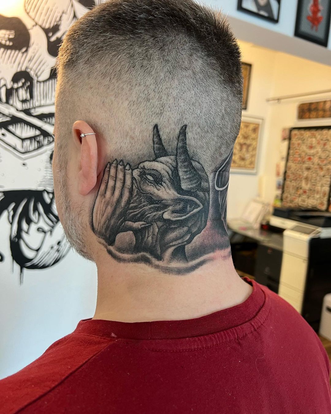 Devil whispering to ear tattoo  For Business inquiries Dm me tattoo  devilwhispertattoo devilwhisper tattooinspiration tattooideas   Instagram