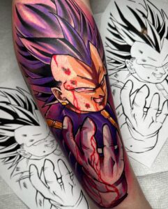 dragon ball tattoos