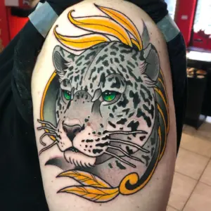 tatuaje de jaguar