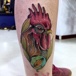 rooster tattoos