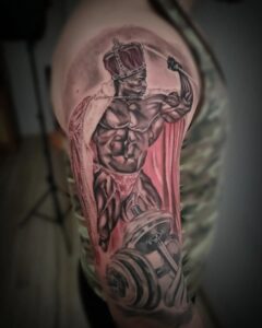 gym tattoo