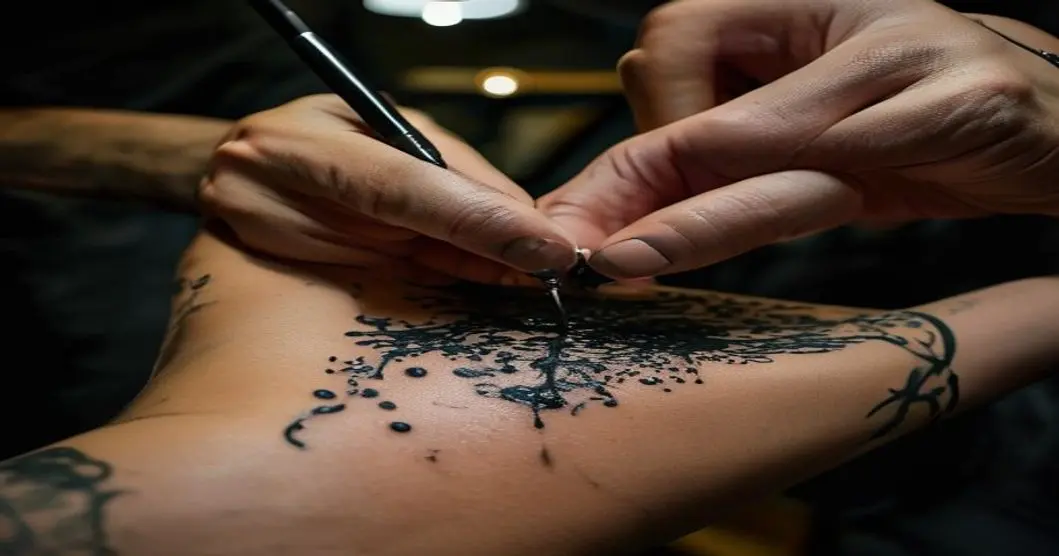 Blackout Tattoos: La tendencia radical que Christian Nodal ha popularizado