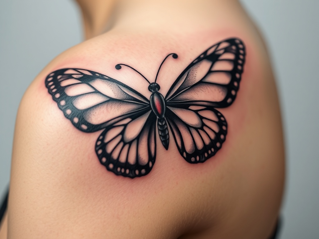 Tatuajes de mariposa: significado, diseños y zonas ideales 6 Tatuajes de mariposa