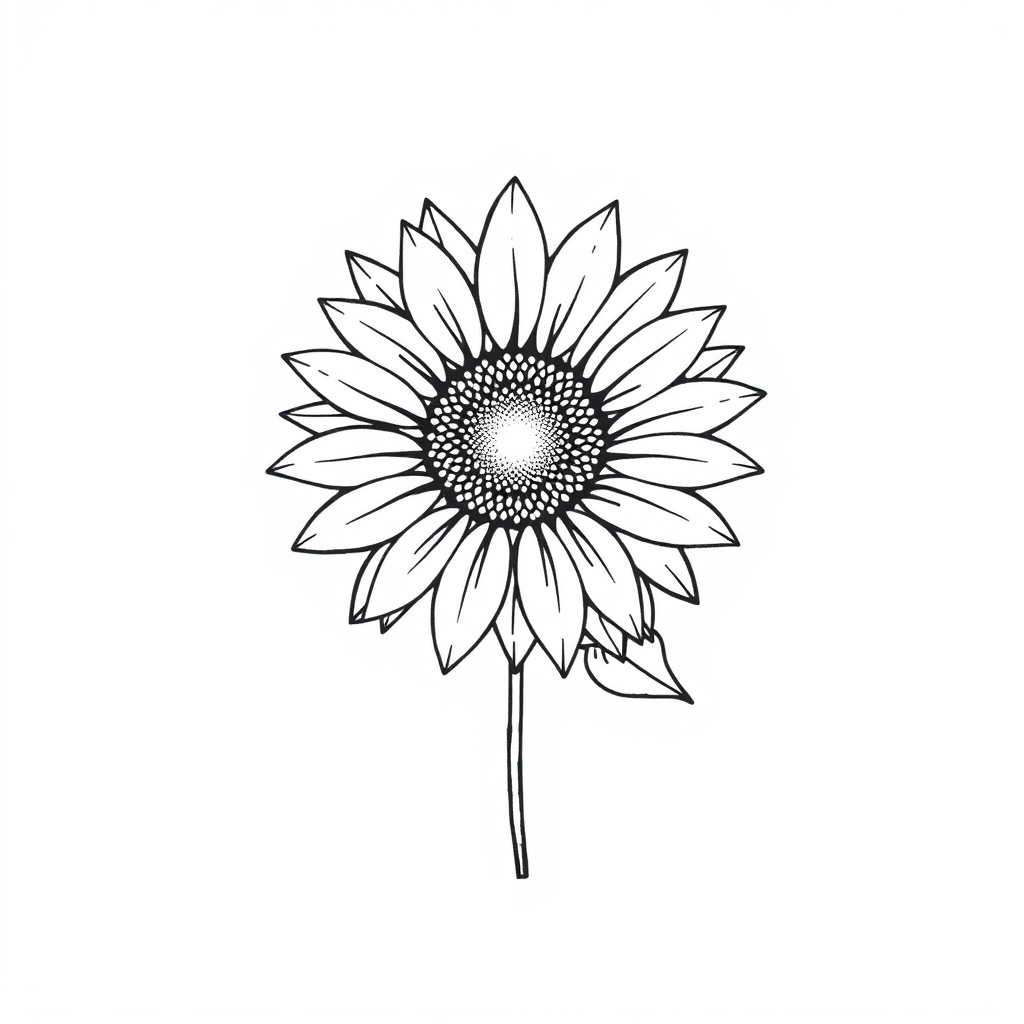 Tatuajes de girasol y su significado: ideas, estilos y zonas 8 Tatuaje de girasol