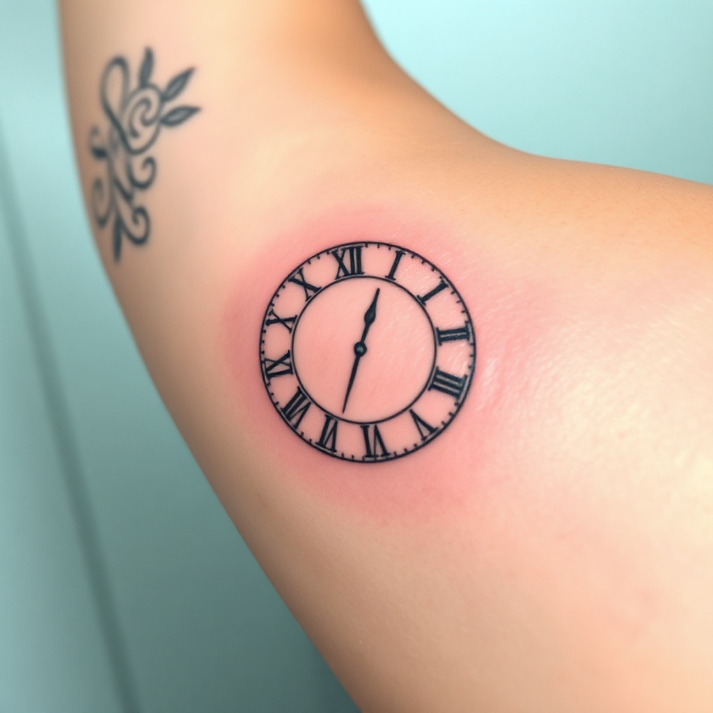 Tatuajes con números romanos: significado, fechas y diseño 6 Tatuaje de numeros romanos