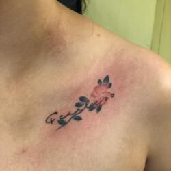 90 Clavicle Tattoos 17 3848663731