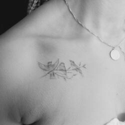 90 Clavicle Tattoos 25 3567204618
