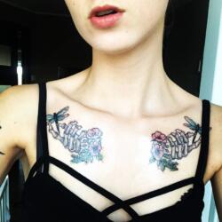 90 Clavicle Tattoos 30 538400204