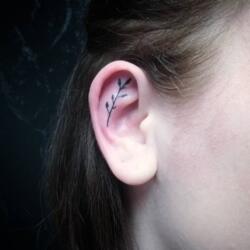 90 Tatuajes en la Oreja Alucinantes 5 916087561