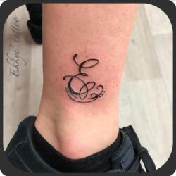 90 Tatuajes Con Iniciales de Varias Tipografías 21 966096442