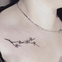 90 Clavicle Tattoos 15 3671396027
