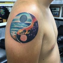 tatuajes del ying yang