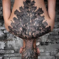 tatuajes de árboles
