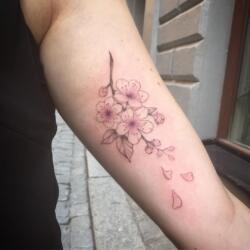 49 Apple Blossom Tattoos 19 1964866280