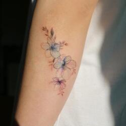 49 Apple Blossom Tattoos 14 358464444