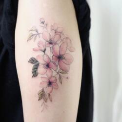 49 Apple Blossom Tattoos 15 1882904255