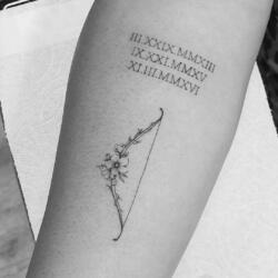 60 Tatuajes de Números Romanos 9 1866158888