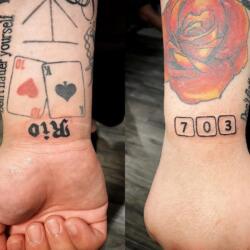 85 Tatuajes de Números 5 263978088